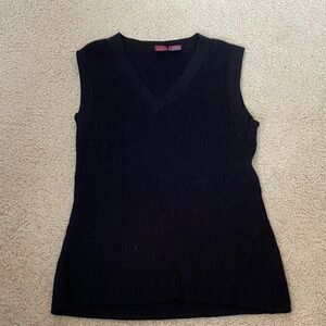 Merona Black V-Neck Sleeveless Top